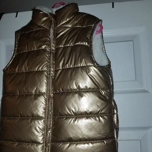 Reversible faux fur vest